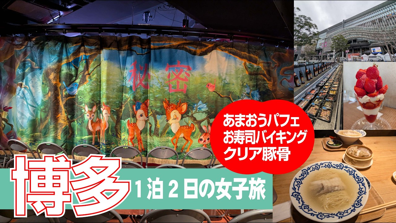 【公共交通機関で博多旅/平日1泊2日女子旅】2026年2月　推しのライブ遠征で博多旅。