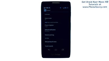Motorola Droid Razr Maxx HD - How Do I Enable Battery Full Notification