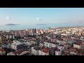 Tower penthouse view of istanbul anatolian side islands and buildings