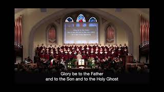 Glory Be to The Father - Congregational Singing w/ Lyrics (Meineke-Lesser Doxology)