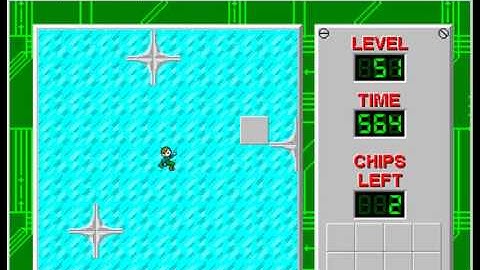 Chips Challenge - 14 - Breaking levels... Sorry level designer!