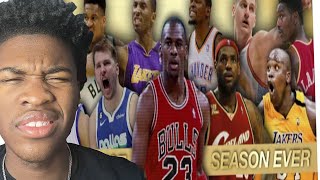 JORDAN AGAIN?!? Using Numbers To Find The Greatest Individual Season In NBA History | REACTION