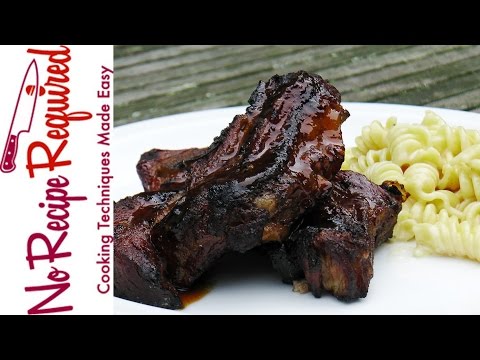 Oven Baked & Grilled Country Pork Ribs - NoRecipeRequired.com
