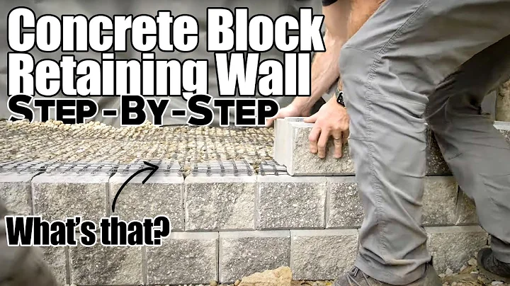 We Built a Block Retaining Wall (How to do it right!)