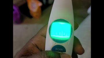 How to switch between  Celsius and  Fahrenheit on a Non-Contact thermometer