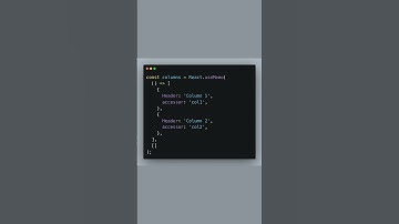 Build a React Table Fast! #ReactTutorial