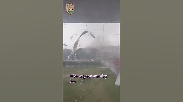 Terrifying Moment Tornado Touches Down in Sijangkang, Malaysia