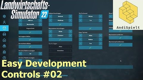LS22 Modvorstellung: Easy Development Controls #02