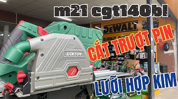 Máy Cắt Gỗ Trượt Pin Dekton M21 CGT140BL, Chế độ an toàn tích hợp | Máy móc việt nam thủ đức