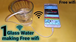 Water make Free WiFi. (Home Made) Free Unlimited Internet at home 2020. Proved it.