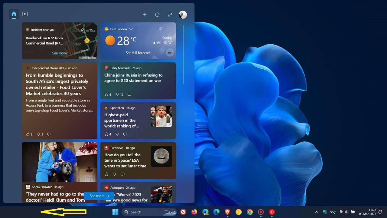 How to view your Widgets with Widgets turned off in Windows 11 - YouTube