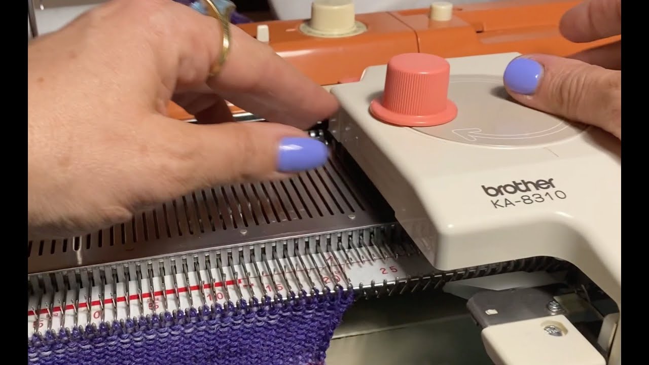 MACCHINA PER MAGLIERIA carrello KA8310 per chiusura delle maglie YouTube