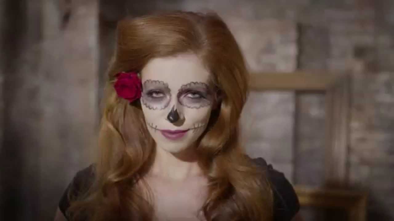 Halloween Hair Tutorial Day Of The Dead Advertisement For All