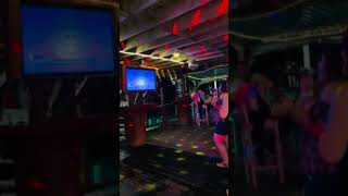 Amazing Caribbean Karaoke At Over The Water Restaurant Bar Happy Harrys West End Roatan