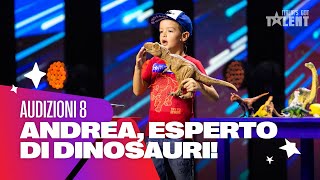 Andrea Porzio, il piccolo appassionato di dinosauri a Italia’s Got Talent!✨