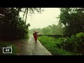 Rainy day walking tour in a village asmr rain walks compilation for meditation  and instant sleep