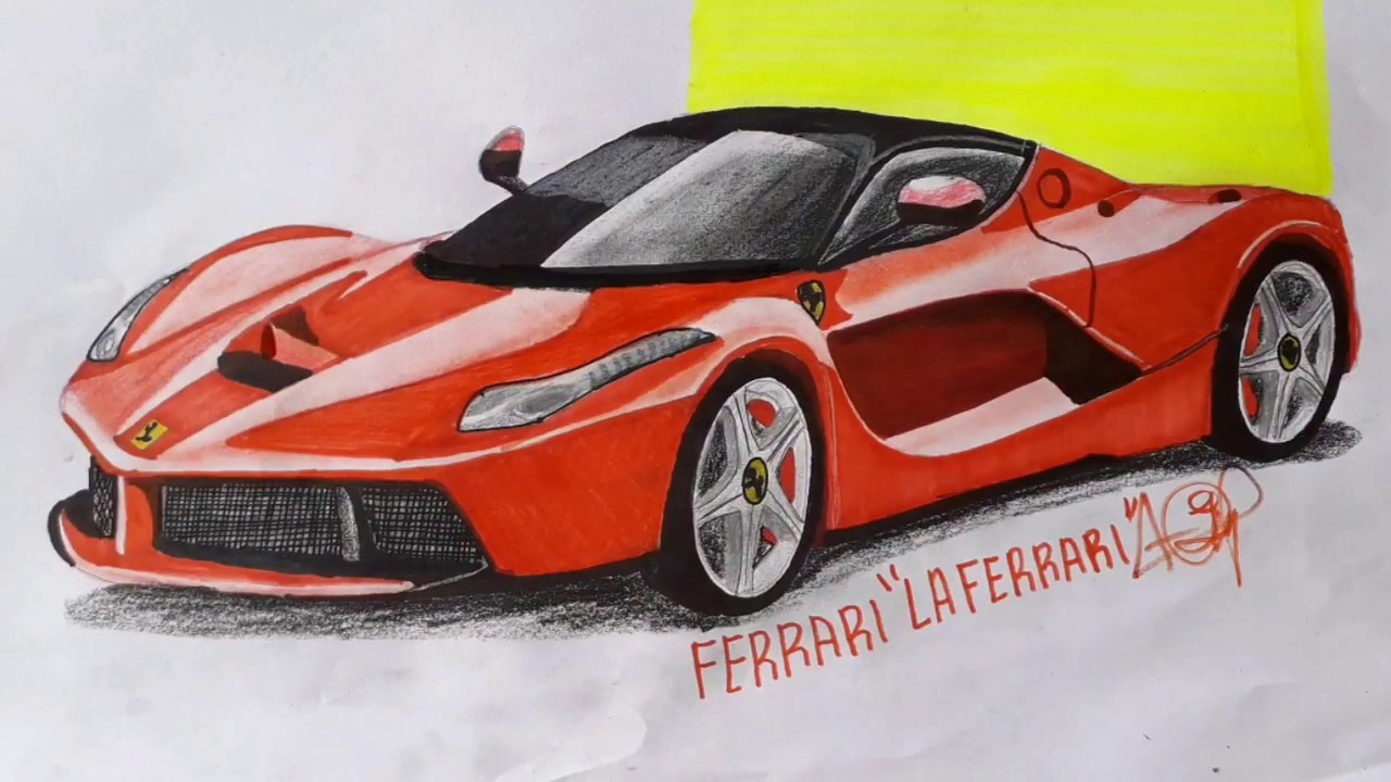 Top 65+ imagen dibujos de ferraris - Thptnganamst.edu.vn