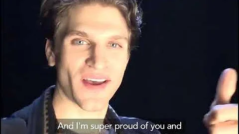 Message from Keegan Allen to Janel & Sasha