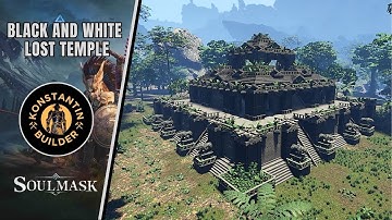 Lost Temple in Soulmask: building a pyramid using unique tricks (Speed Build/ No Mods)