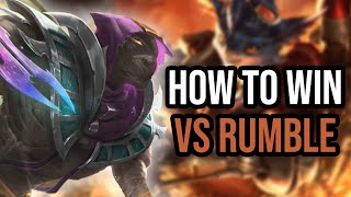 HOW TO WIN VS RUMBLE AS PYKE MID