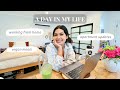 a day in my life! | working from home, apartment updates, &amp; lazy vegan meals