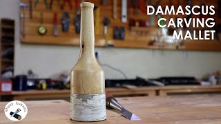 Plastik Şişelerden Oymacı Tokmak Yapımı / Making a Damascus Mallet From Plastic Bottles