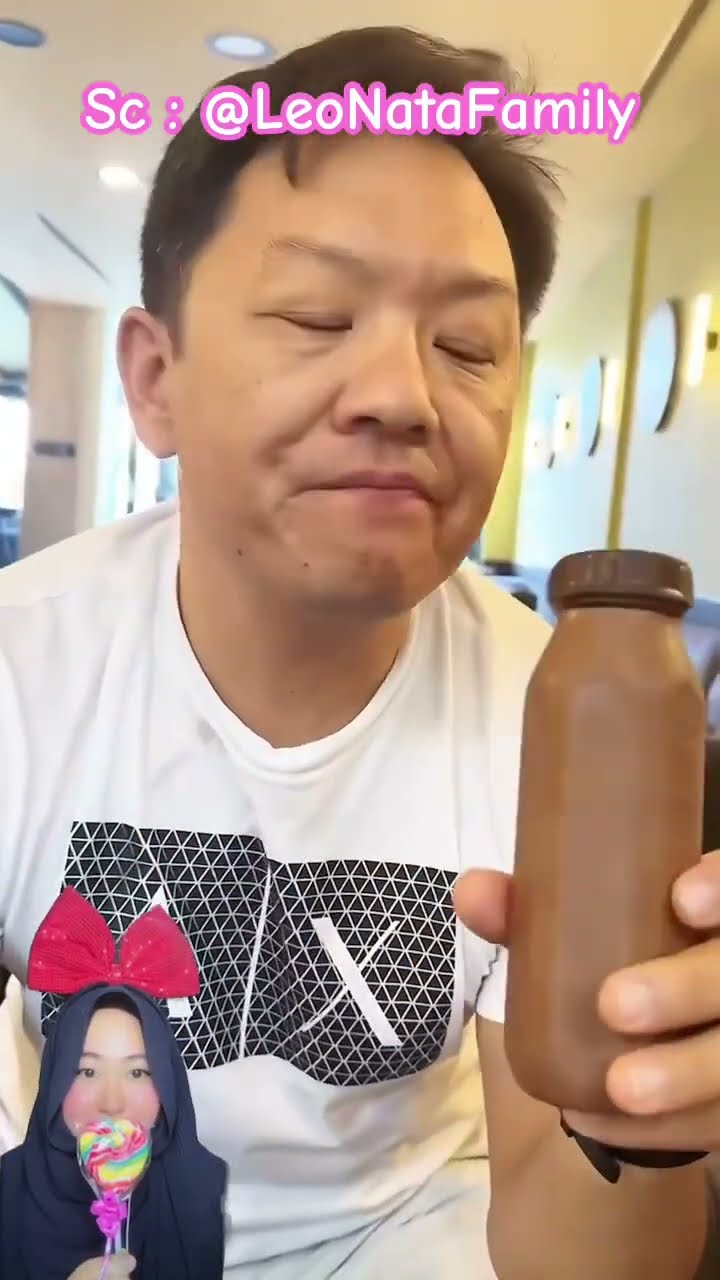 PAPA MAKAN BOTOL ATAU COKLAT ⁉️ @LeoNataFamily #shorts #funny #dubbing