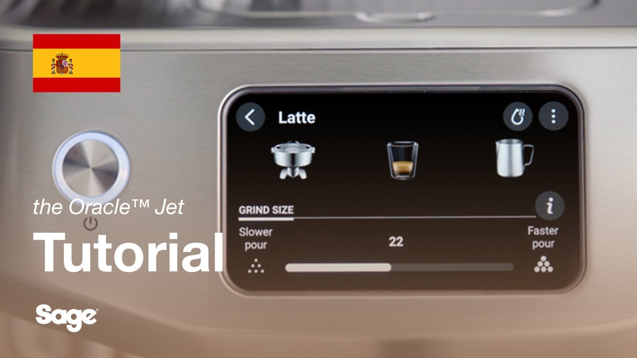 the Oracle™ Jet | Cómo cambiar los ajustes de molido | Sage Appliances ES