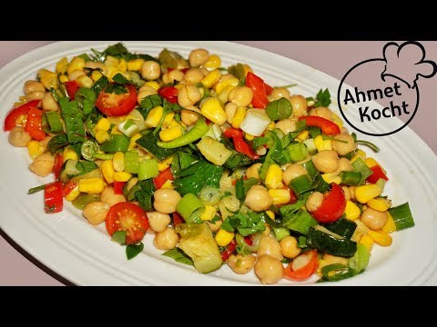 Video: Salat Mit Kichererbsen Kochen