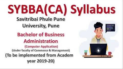 S.Y.B.B.A.(C.A.) Semester –III & IV Syllabus for Pune University in Marathi 2021