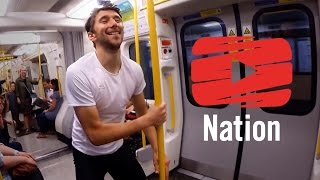 Can This Guy Outrun the Subway?