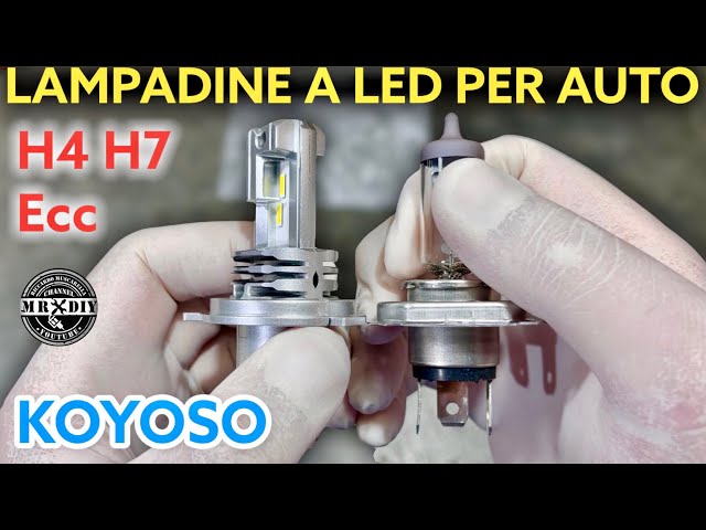 Led bulbs for cars and motorcycles koyoso H4 H7. Led headlights for car,  scooters. led lights Tuning 