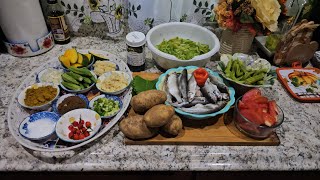 Cooking Some Delicious And yummy Lat Pat Mullet And Fry  Karela(Bitter melon )
