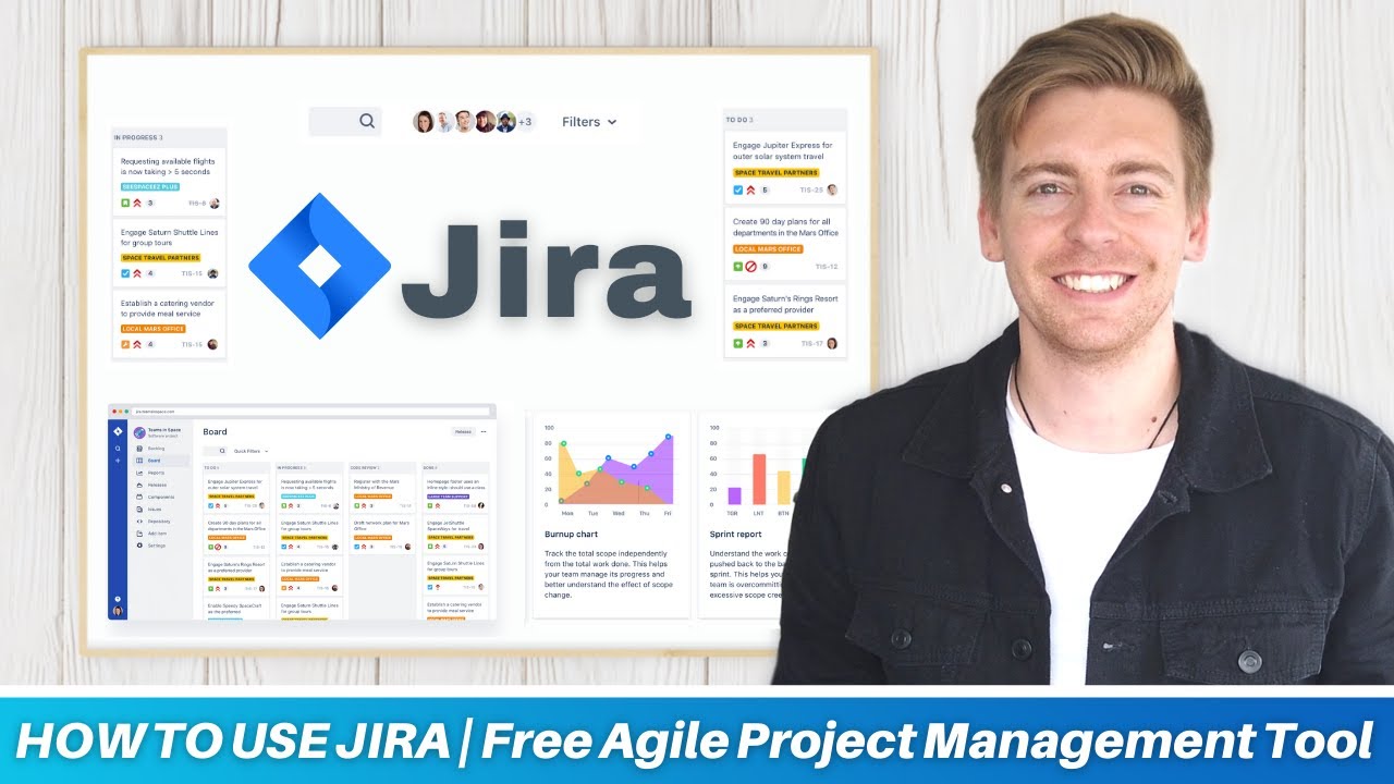 software design คือ  Update 2022  HOW TO USE JIRA | Free Agile Project Management Software (Jira tutorial for Beginners)