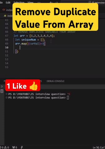 How to Remove Duplicate Value From Array Javascript | javascript ...