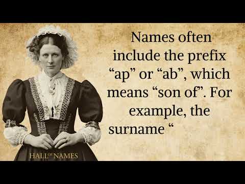 The Fascinating History Of Welsh Surnames