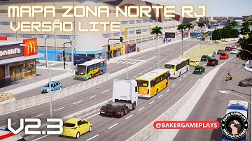 🔴 LANÇAMENTO - VERSÃO LITE MAPA ZONA NORTE RJ V2.3 [AGORA A REGIÃO DA PAVUNA] PROTON BUS SIMULATOR 🔴