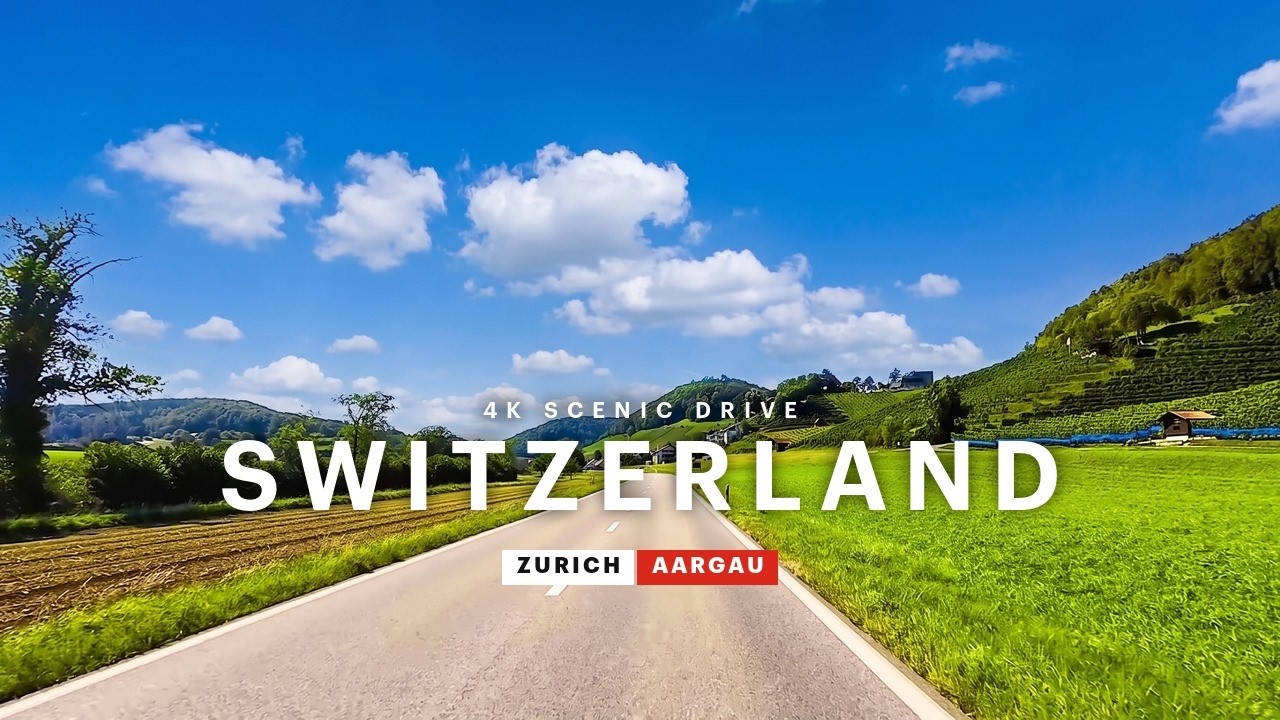 Into the Vineyards of Northern Switzerland 🍇 | Zurich → Aargau 4K HDR Scenic Drive