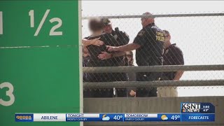 Topeka emergency agencies prevent woman from jumping onto highway