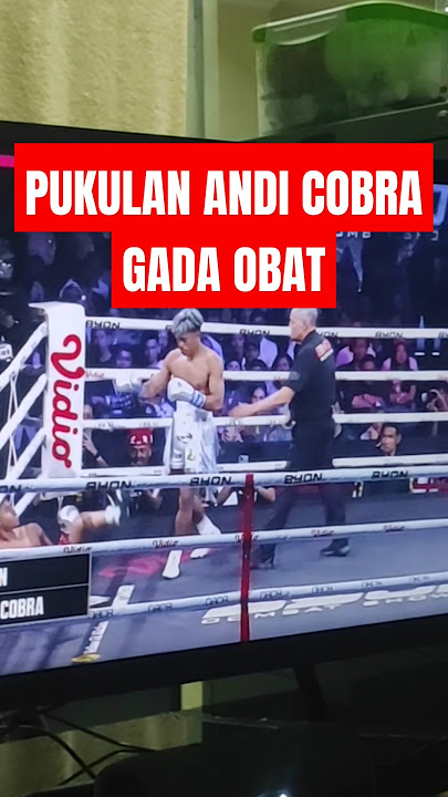 PUKULAN ANDI COBRA VS JADEN GADA OBAT #byon5