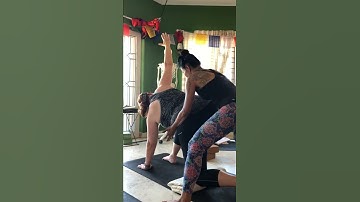 YTT - Assist for Revolved Side Angle Pose with Modification