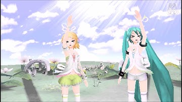 Project Diva Extend-逆さまレインボー-Reverse Rainbow (EDIT PV) With Japanese title and Japanese lyrics