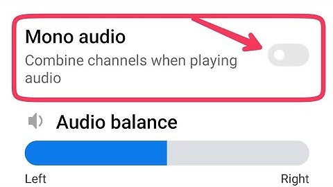 Mono Audio on/off in Poco x4 pro 5g, how to use Mono Audio | Accessibility setting