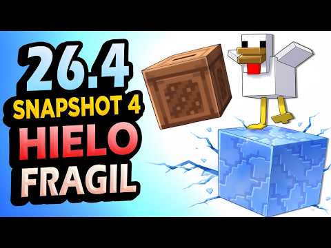 ✅ BRITTLE ICE and PLAYLISTS 👉 26.4 Snapshot 4 Minecraft