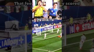 That feeling when Italy scored vs Croatia