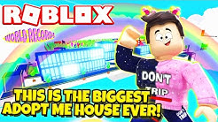 👀 WORLD RECORD BUILD 👀 Biggest House EVER in Adopt Me! (Roblox)