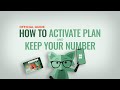 How to activate keep number  mint mobile