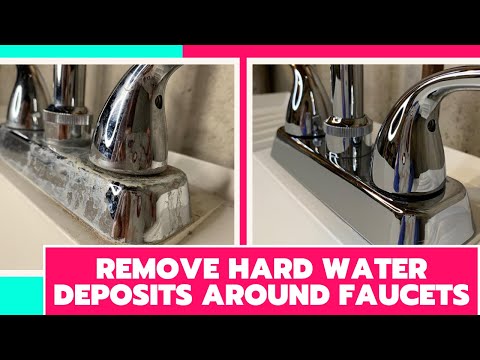 How To Remove Calcium From Faucet || Hard Water Stain Removal || Easy|| Green Cleaning