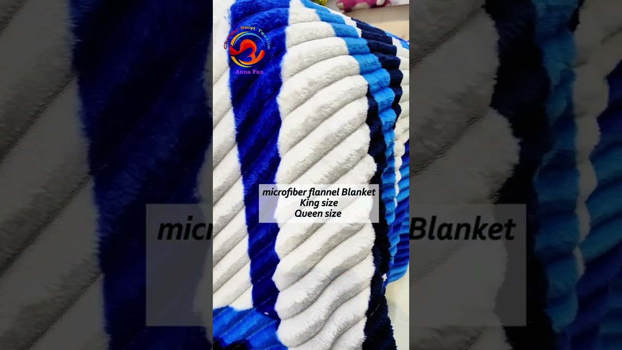 Wholesale Price Flannel Fleece Throw Breathable Super Soft geometric Design Flannel Blanket