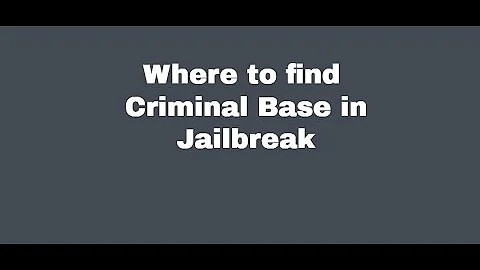 Criminal Base In Jail Break - roblox jailbreak game criminal base